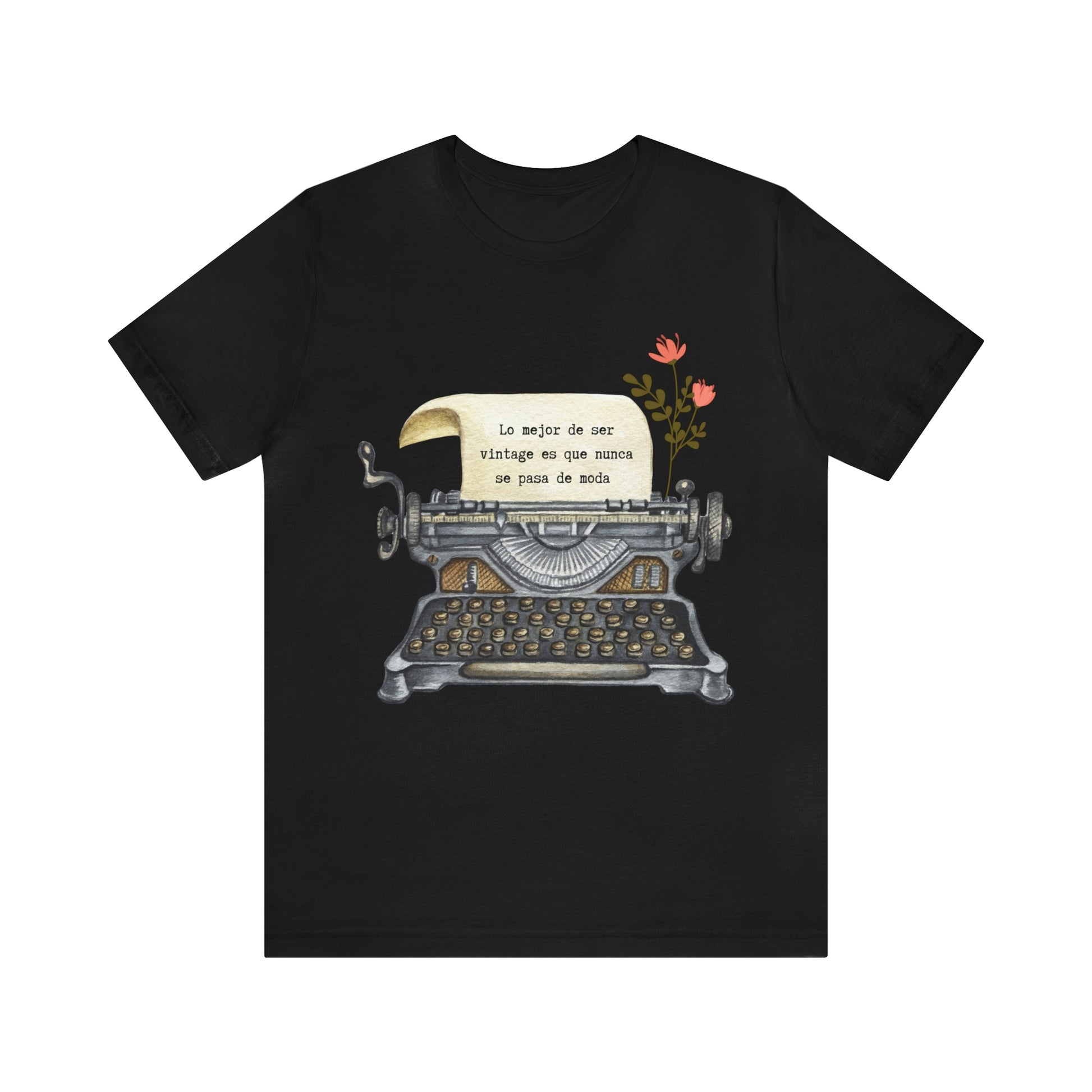 Camiseta Typewriter Black