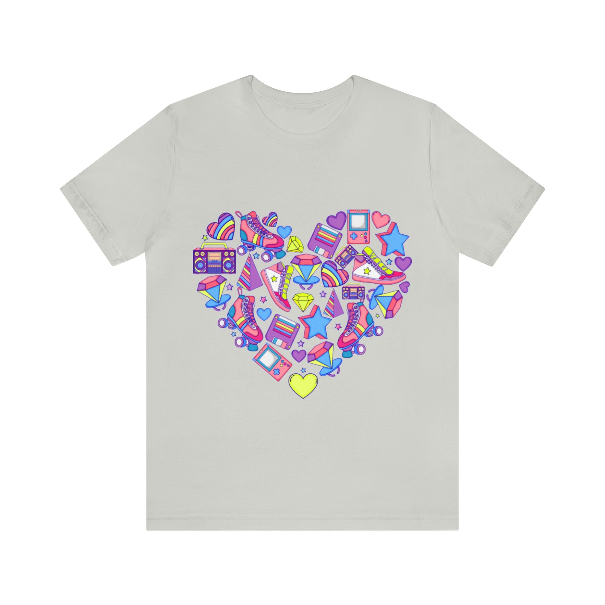 Camiseta 80's Girls Silver