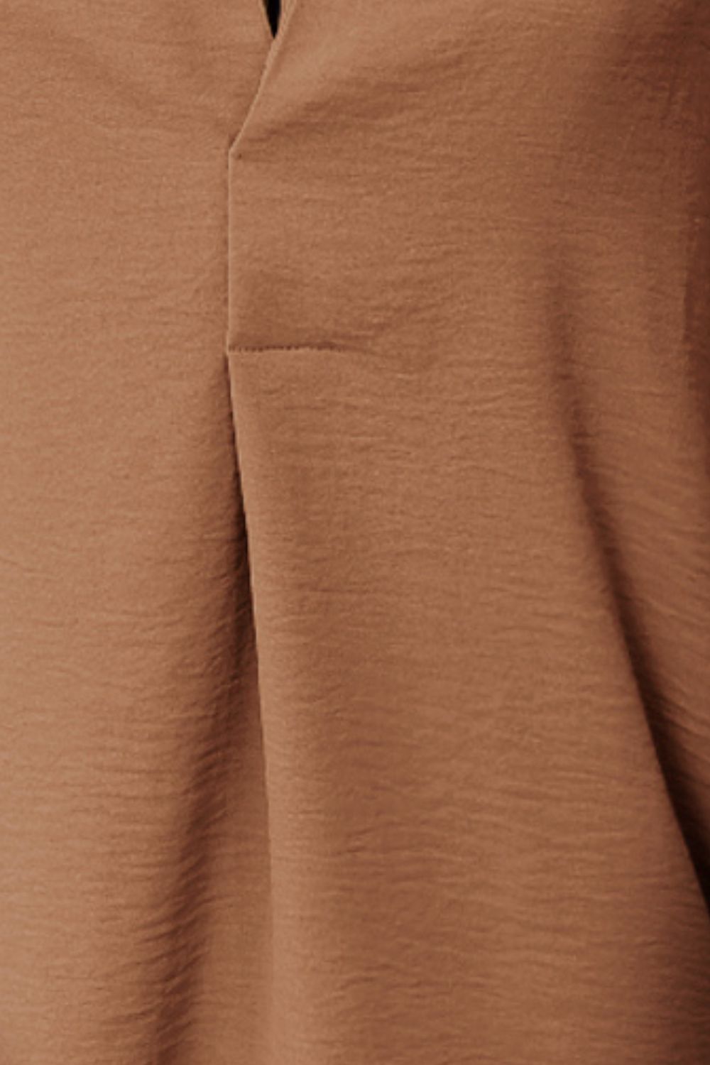 Blusa de manga de tres cuartos con cuello Johnny con textura