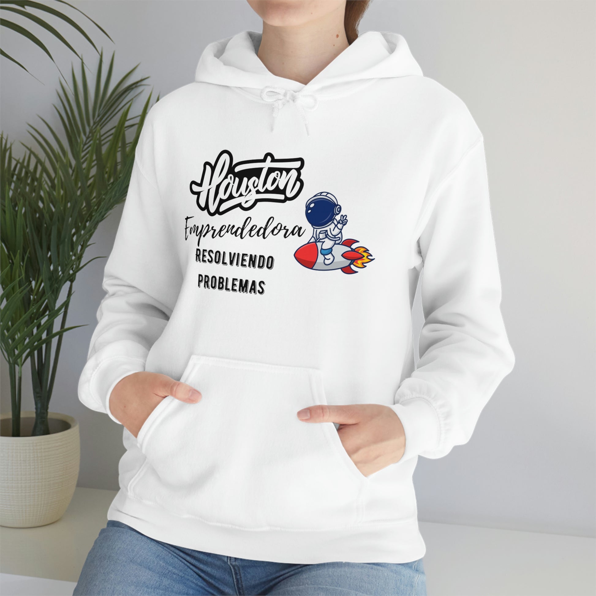 Hoodie Unisex Emprendedora White