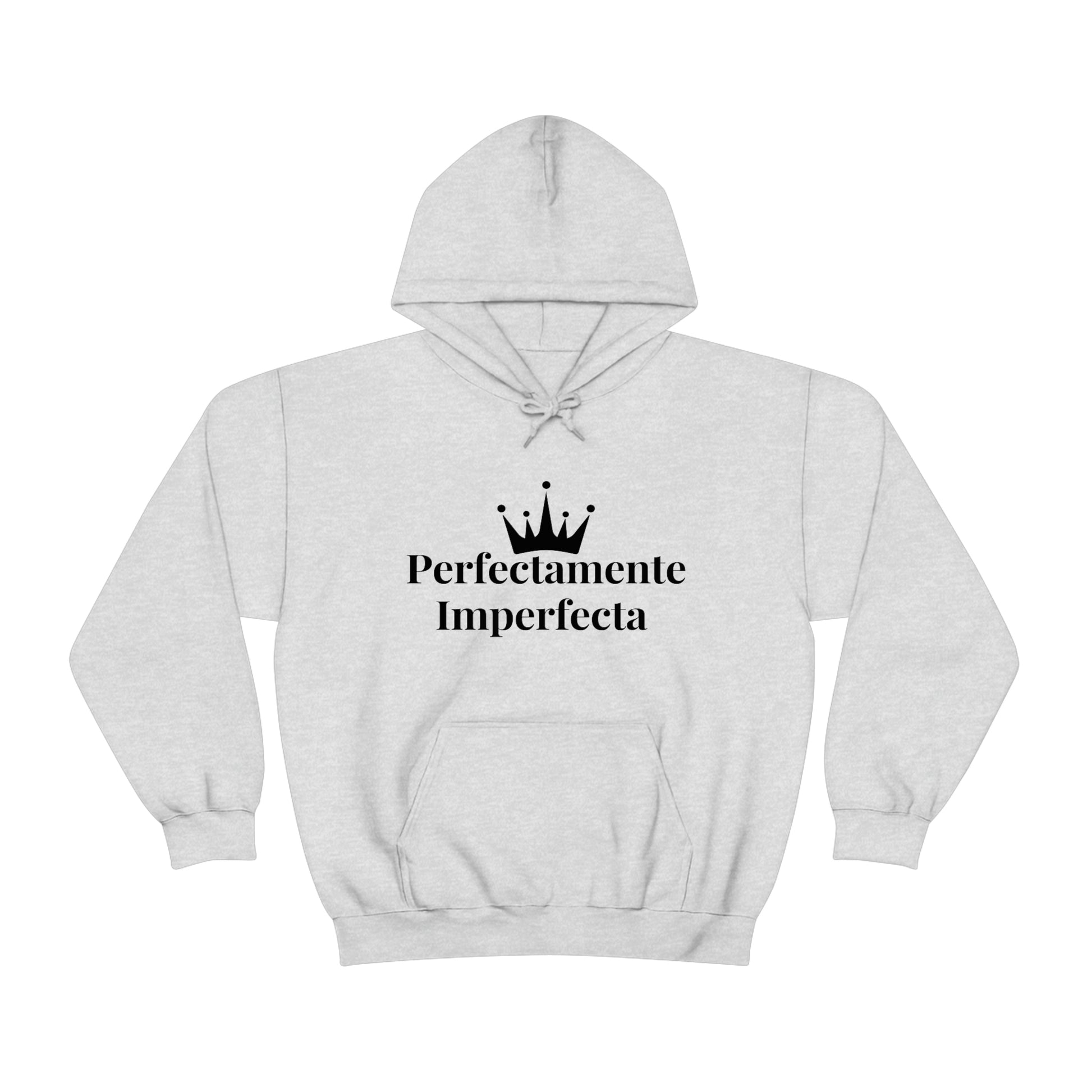 Hoodie Unisex Perfectamente Imperfecta Ash