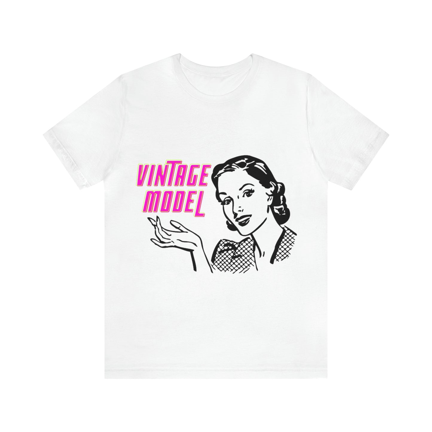 Camiseta Vintage Model White