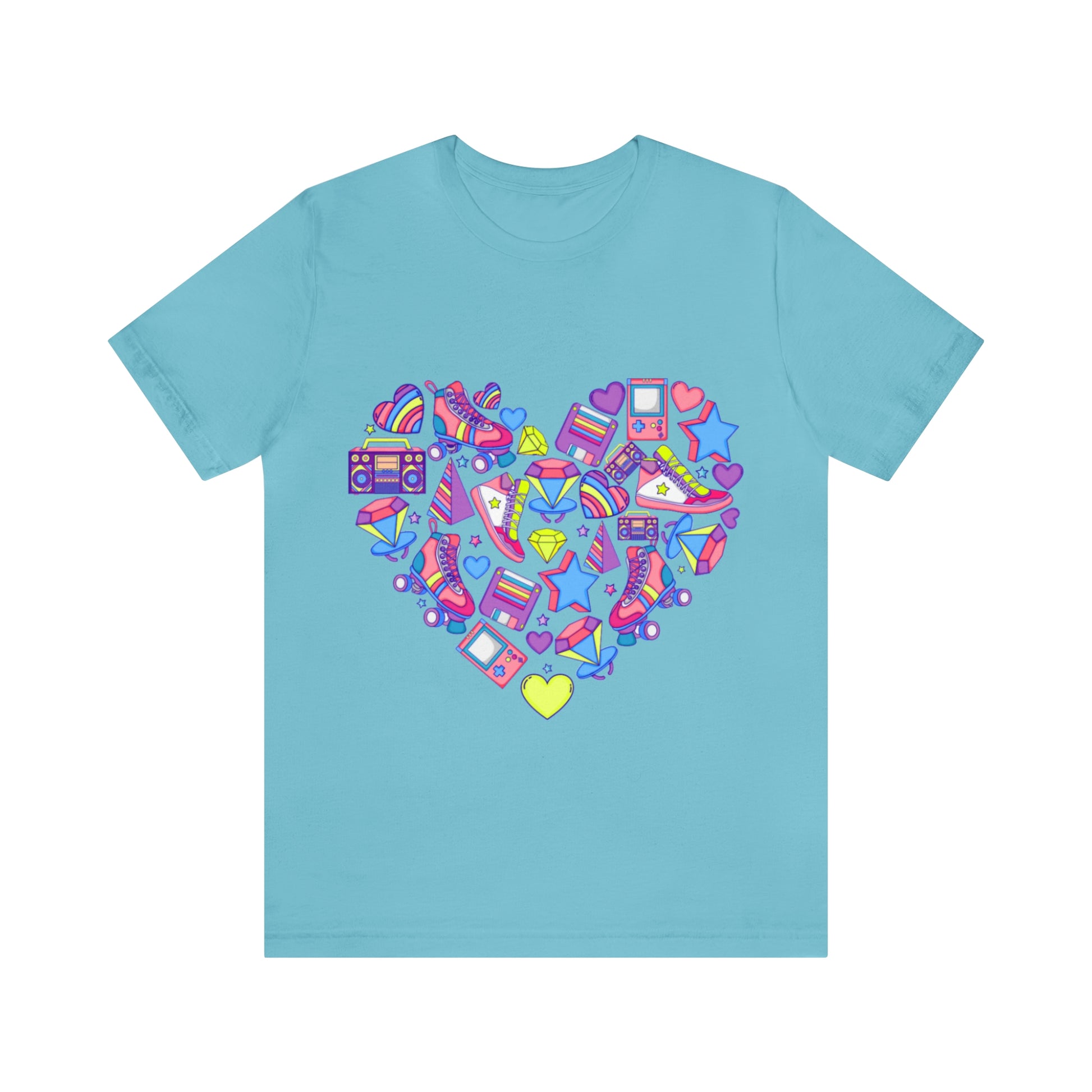 Camiseta 80's Girls Turquoise