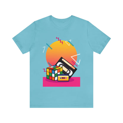 Camiseta 80's Icons Turquoise