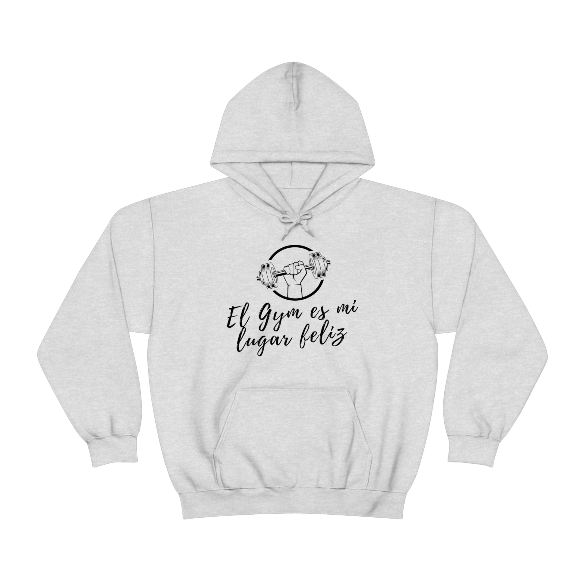 Hoodie Unisex Gym Ash