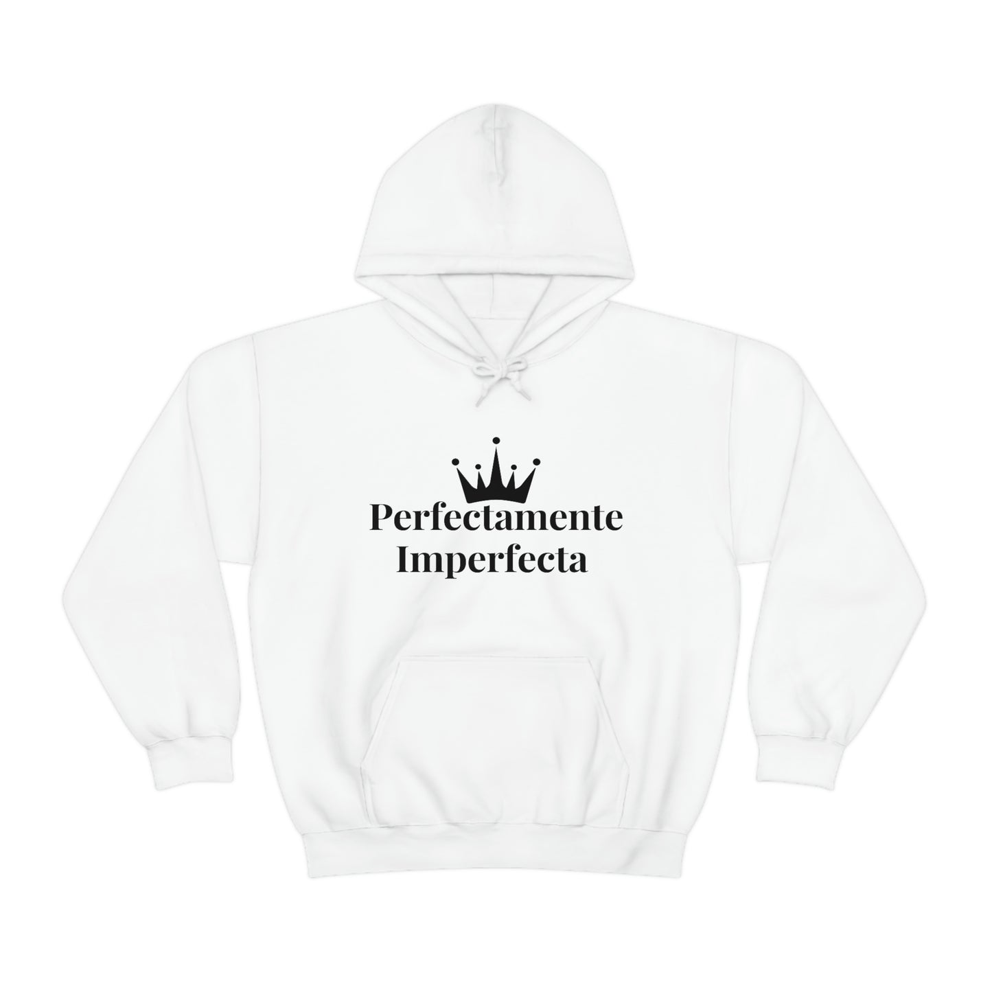 Hoodie Unisex Perfectamente Imperfecta White