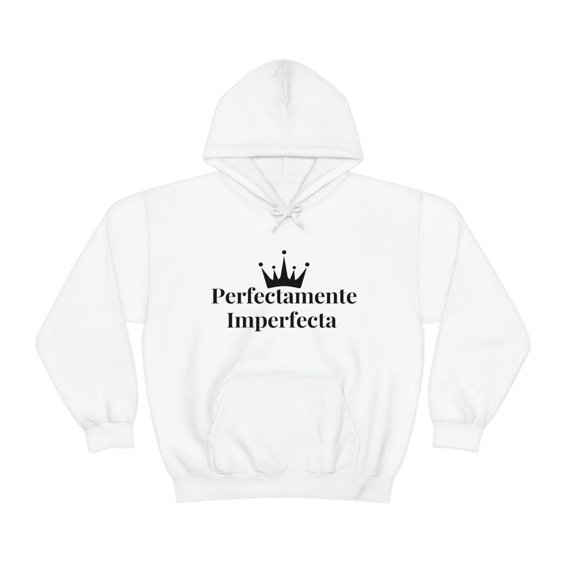 Hoodie Unisex Perfectamente Imperfecta White