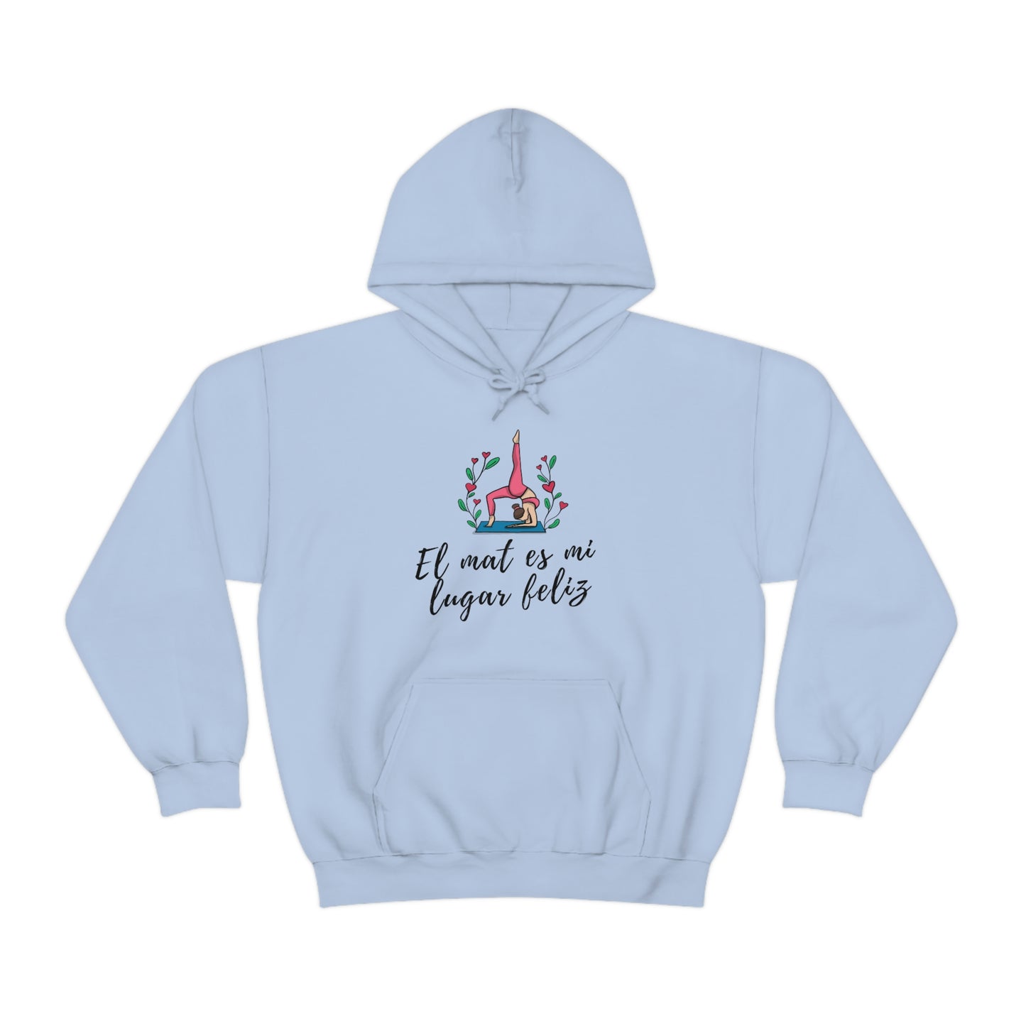 Hoodie Unisex Yogui Light Blue