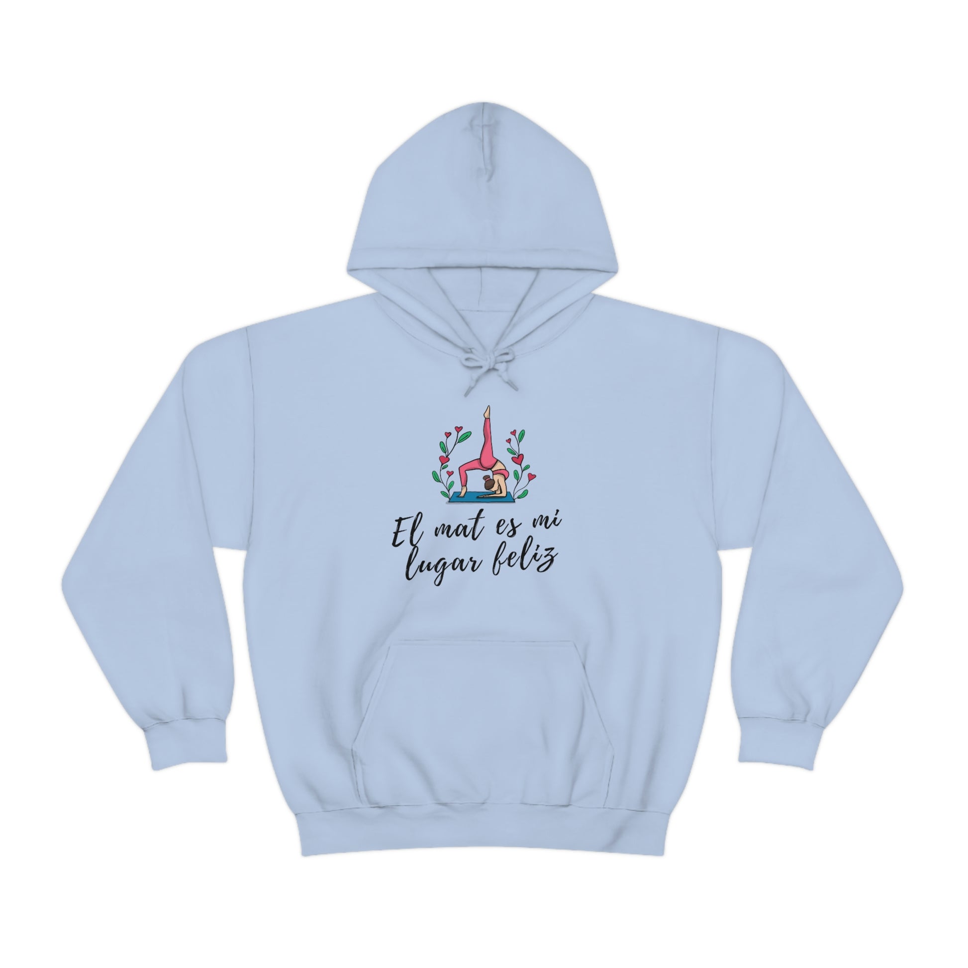 Hoodie Unisex Yogui Light Blue