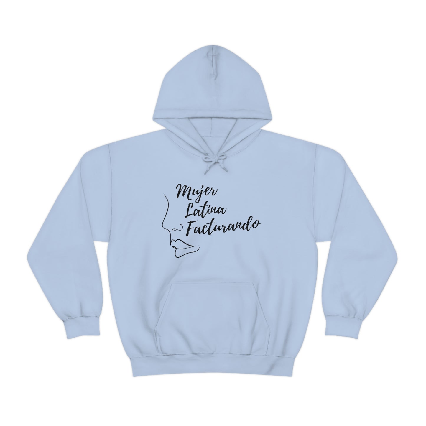 Hoodie Unisex Facturando Light Blue