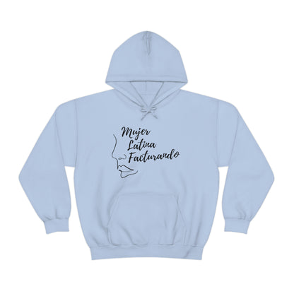 Hoodie Unisex Facturando Light Blue