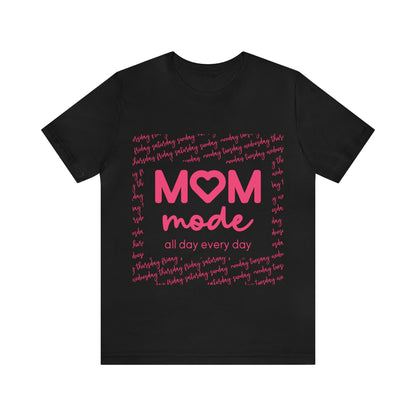 Camiseta Mom Mode Black