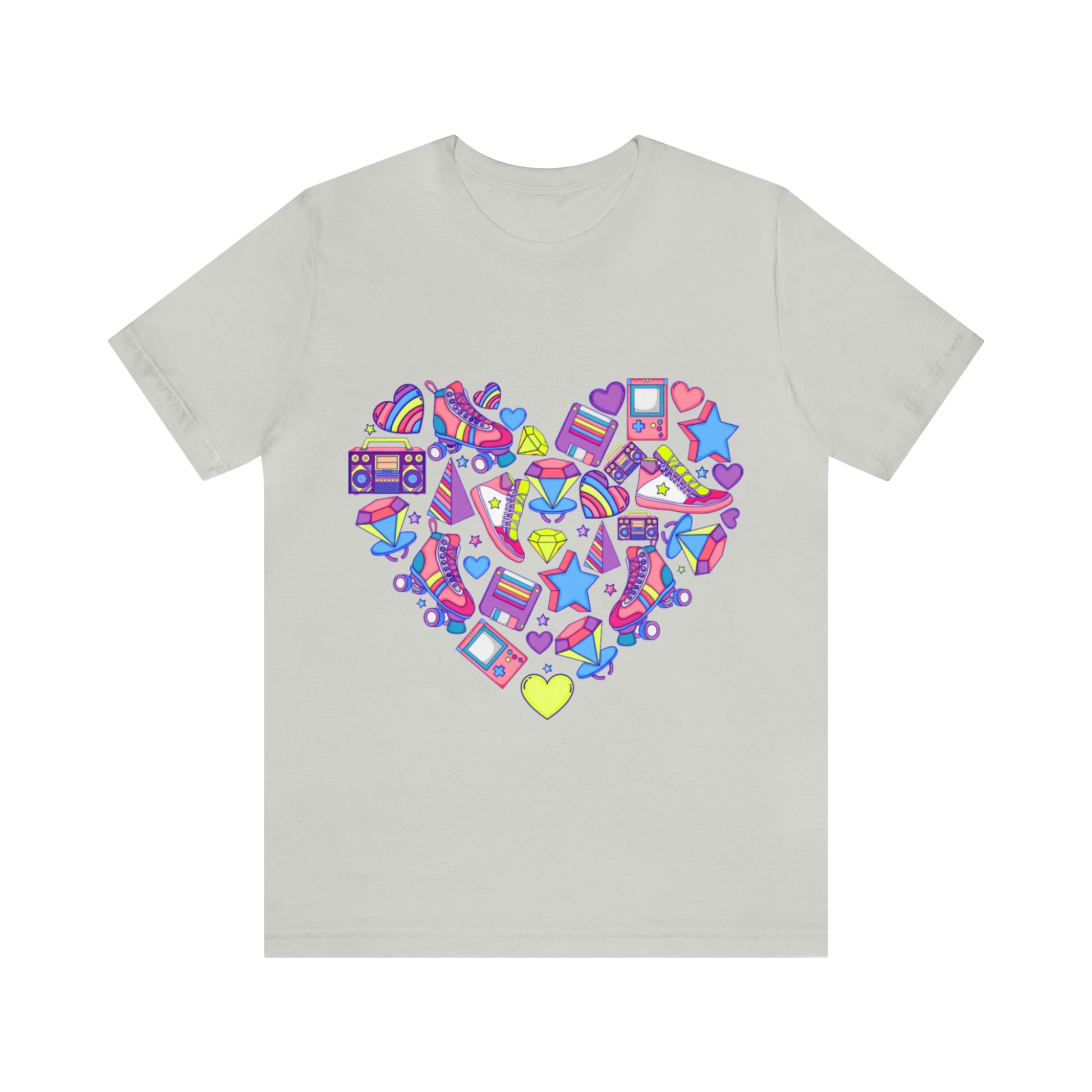 Camiseta 80's Girls Silver