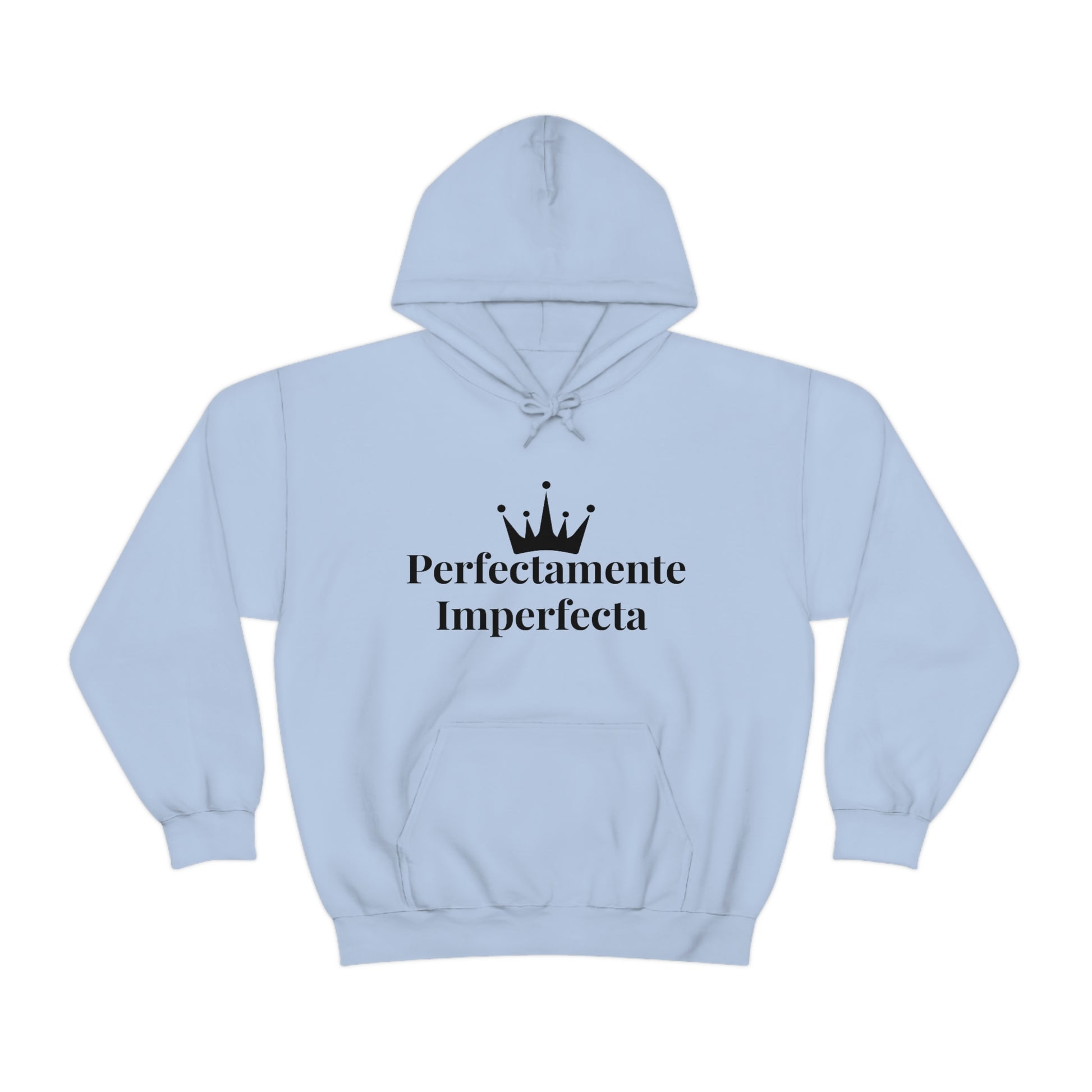 Hoodie Unisex Perfectamente Imperfecta Light Blue