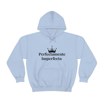 Hoodie Unisex Perfectamente Imperfecta Light Blue