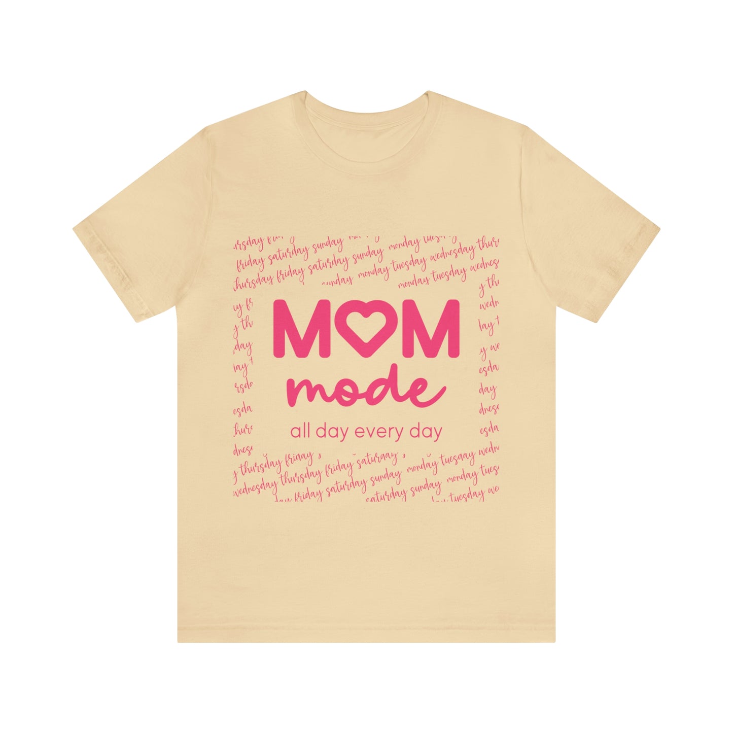 Camiseta Mom Mode Soft Cream