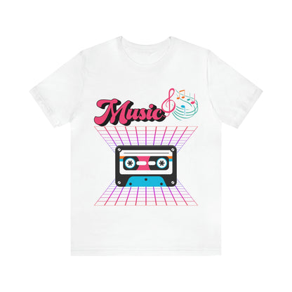 Camiseta Vintage Music White