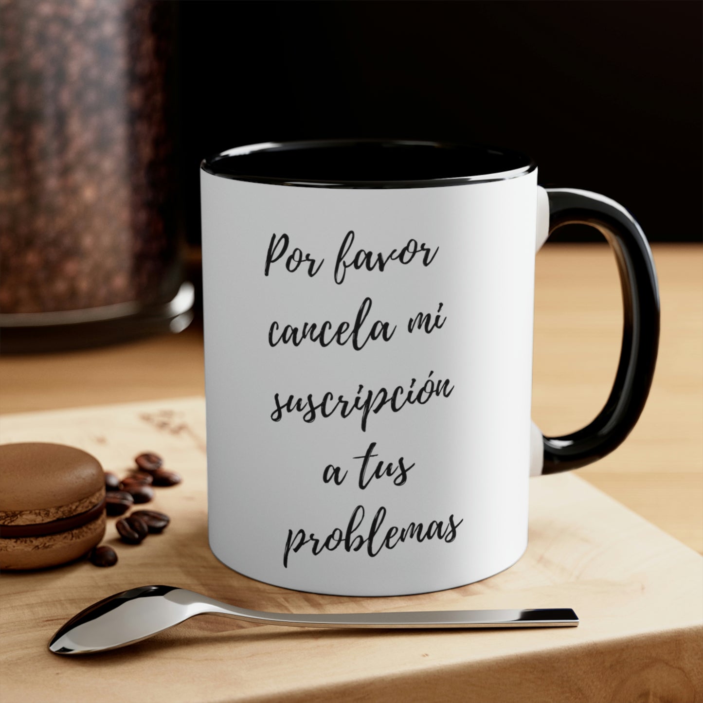 Taza Cancela mi suscripción Black 11oz