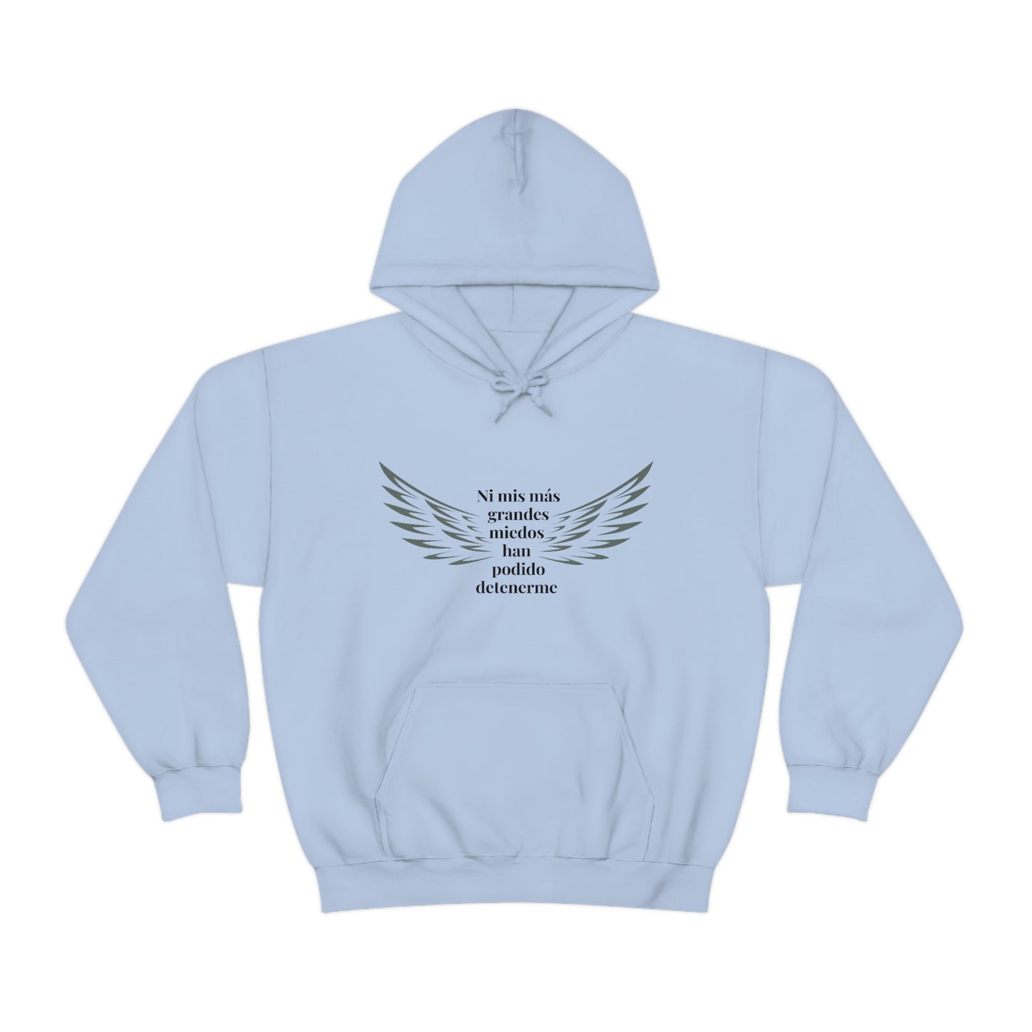 Hoodie Unisex Alas Light Blue