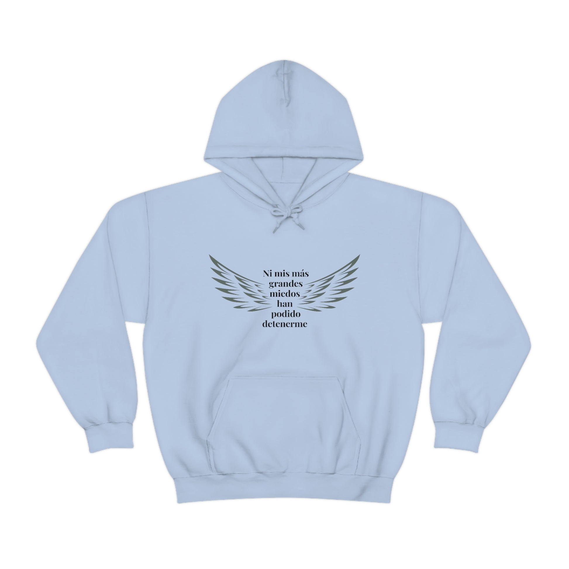 Hoodie Unisex Alas Light Blue