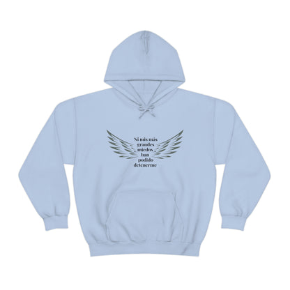 Hoodie Unisex Alas Light Blue