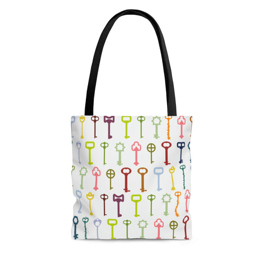 Tote bag Old keys Small