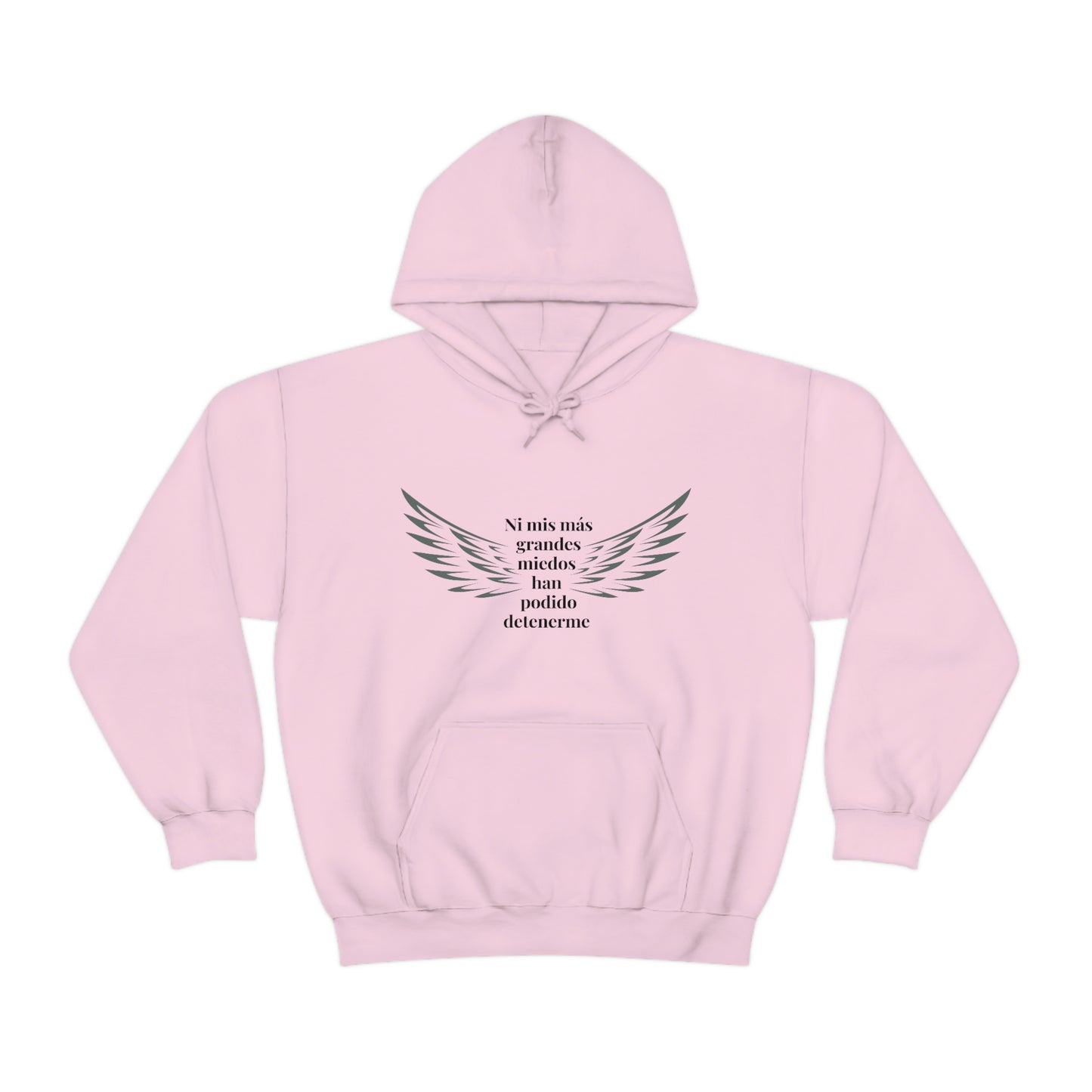 Hoodie Unisex Alas Light Pink