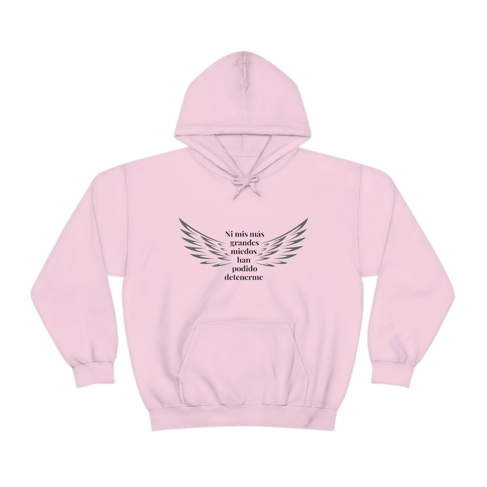 Hoodie Unisex Alas Light Pink