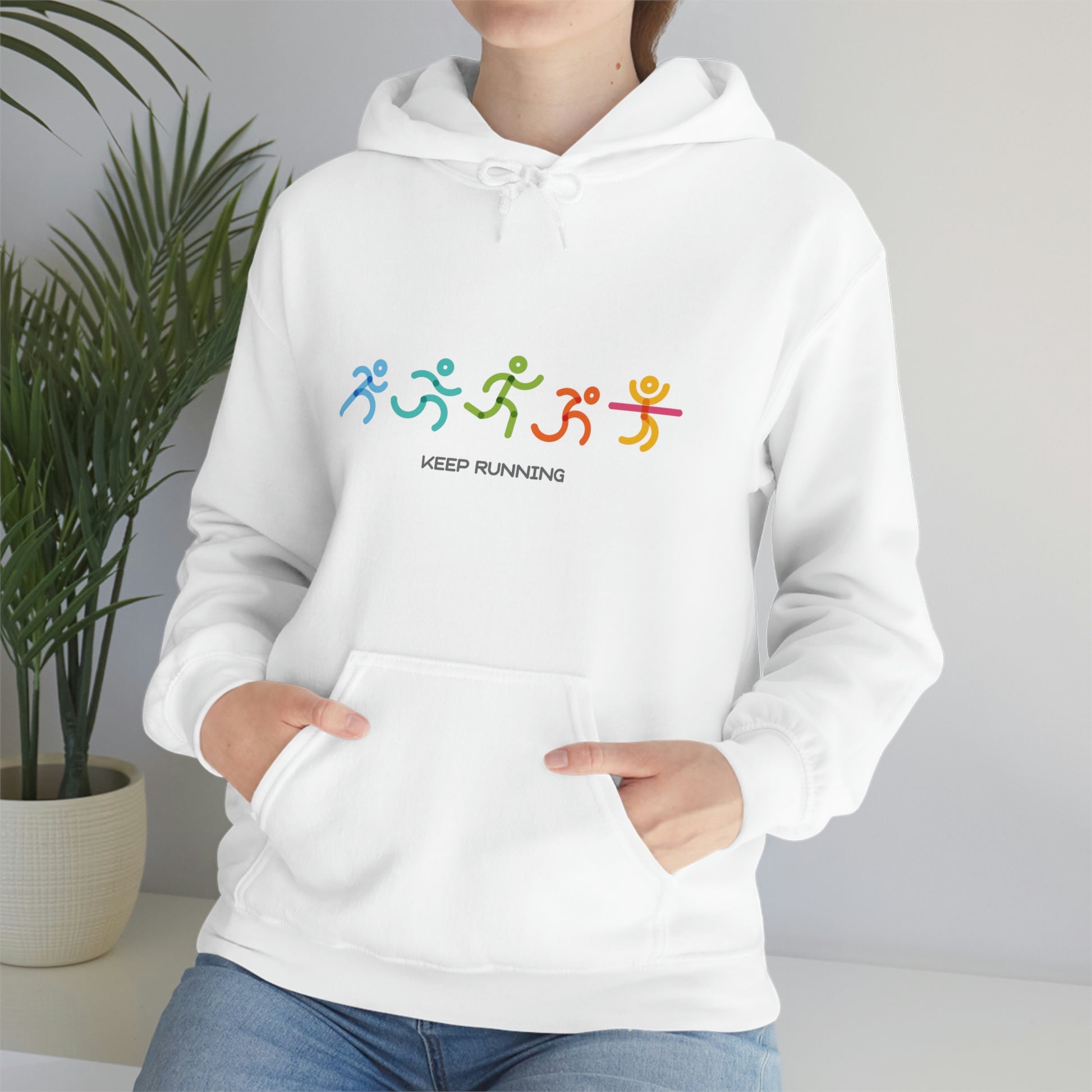 Hoodie Unisex Corredora White