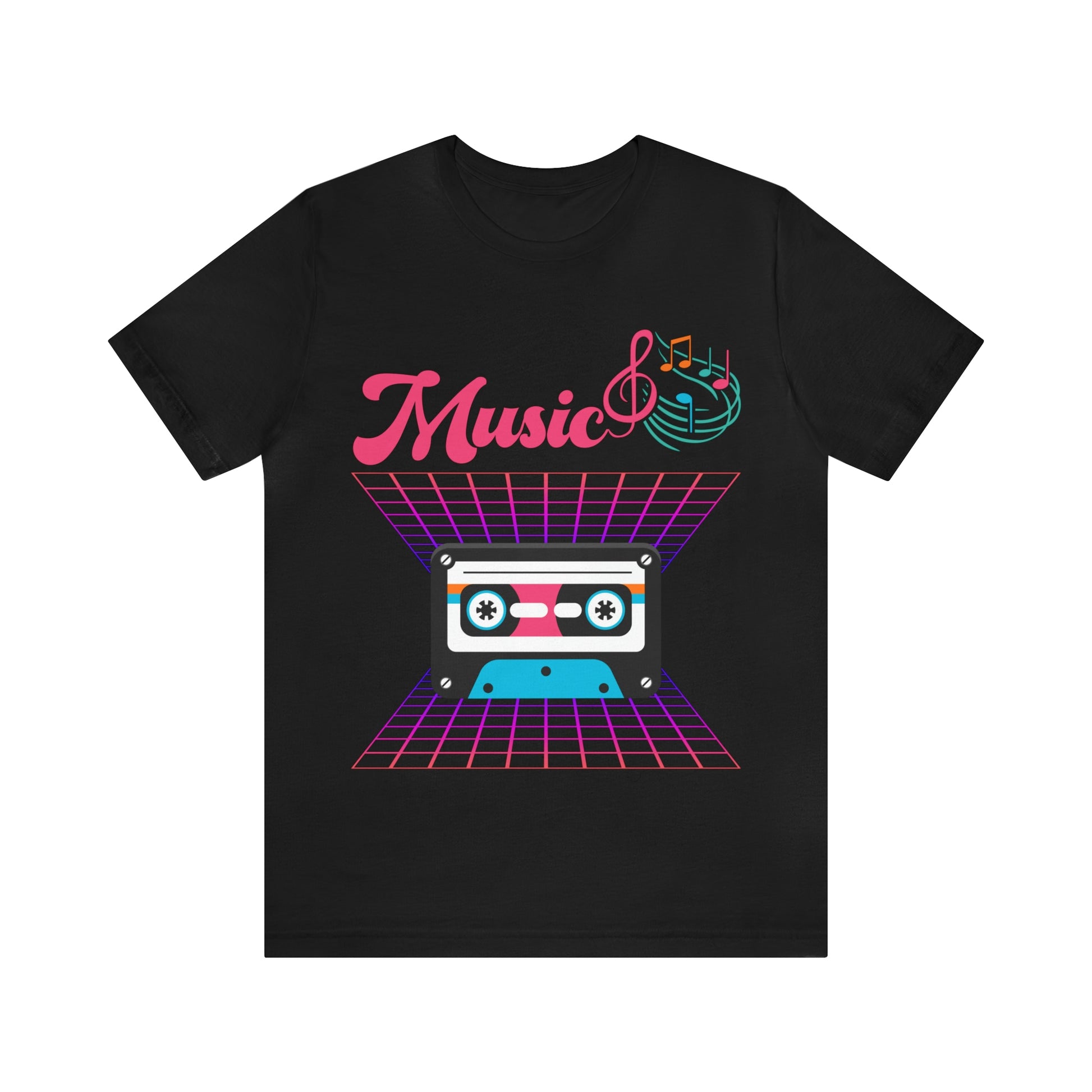 Camiseta Vintage Music Black