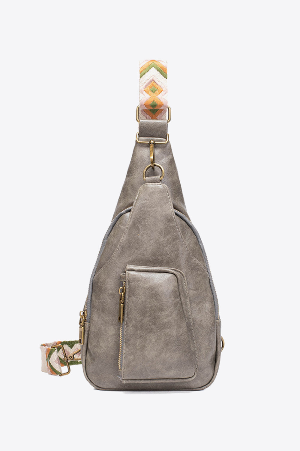 Bolso de cuero All The Feels PU Gray One Size